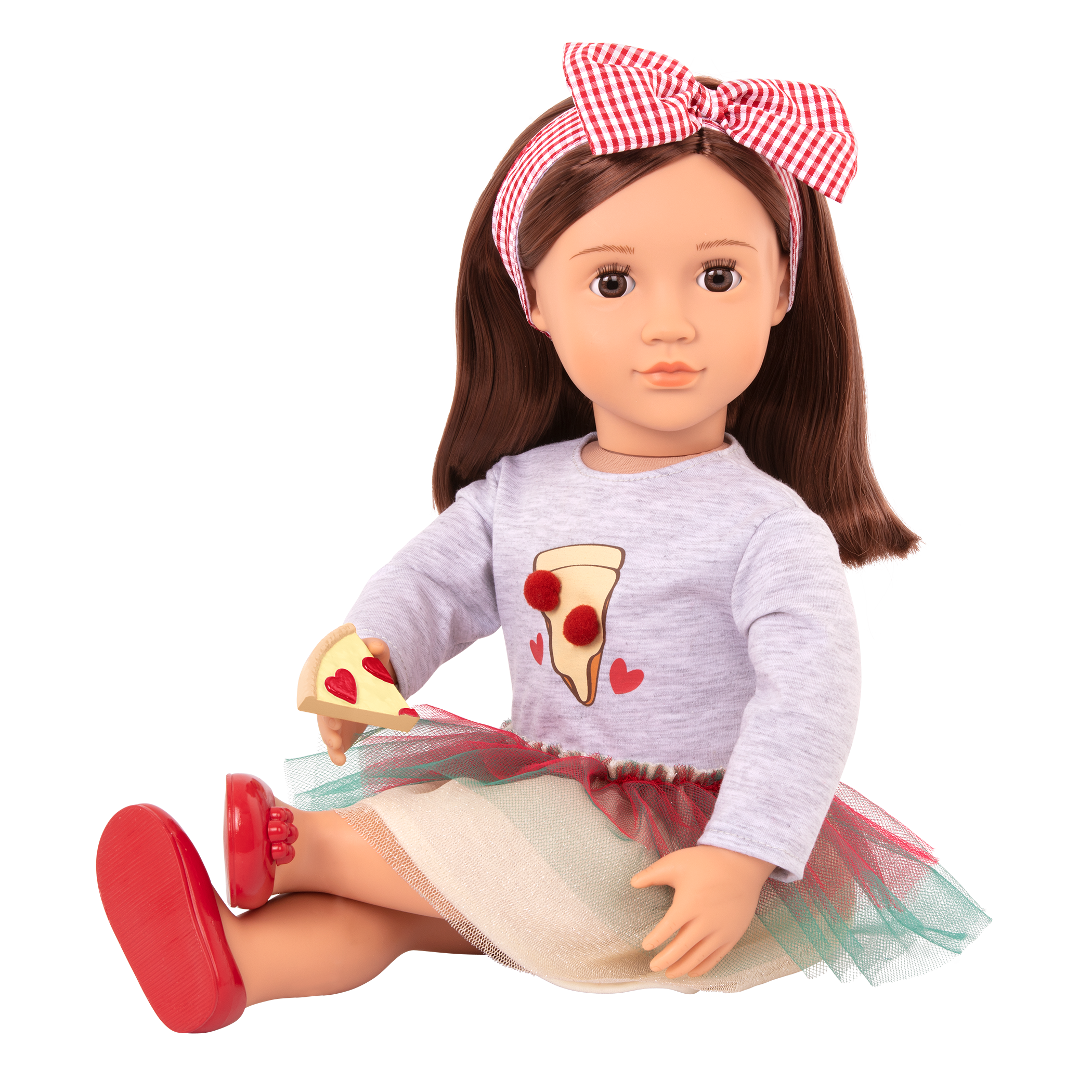 Our Generation Posable 18-inch Pizza Chef Doll Francesca