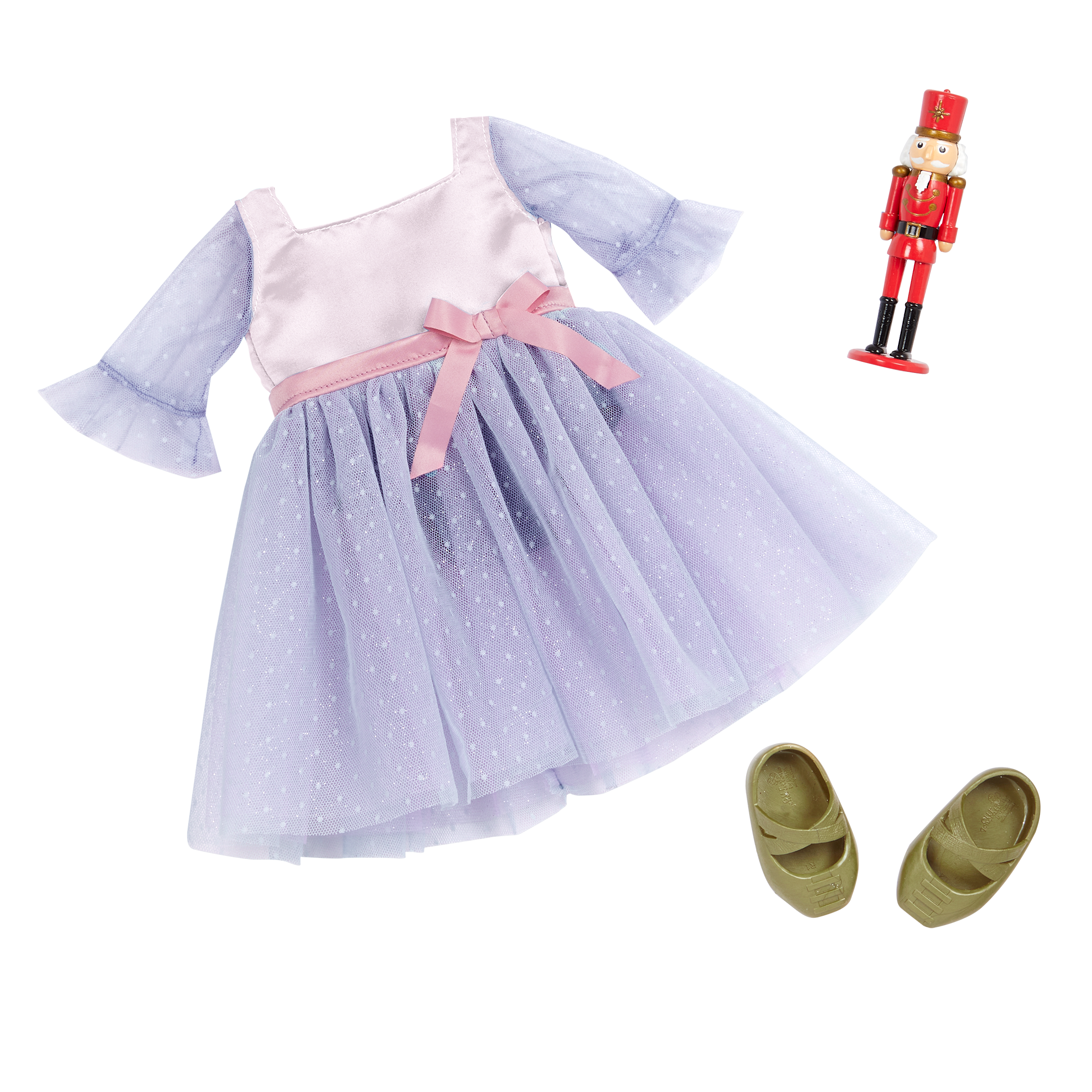 Our Generation 18-inch Ballerina Doll Clara & Nutcracker Accessory