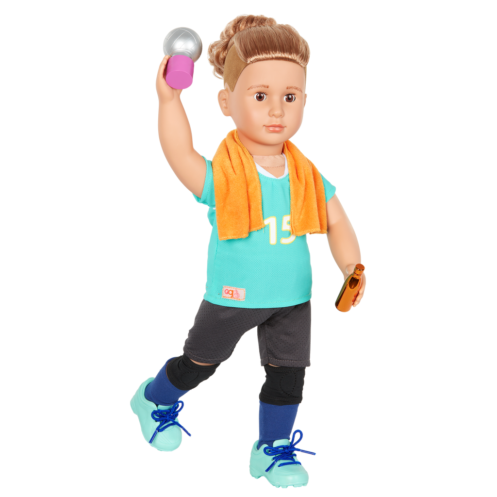 Posable 18-inch Volleyball Player Boy Doll Johnny