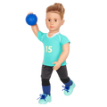 Posable 18-inch Volleyball Player Boy Doll Johnny