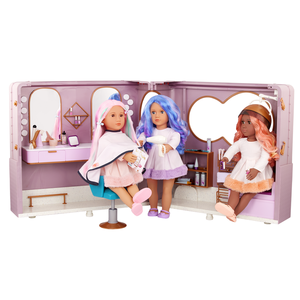 Our Generation 18-inch Multicolored Hair Doll Rosa