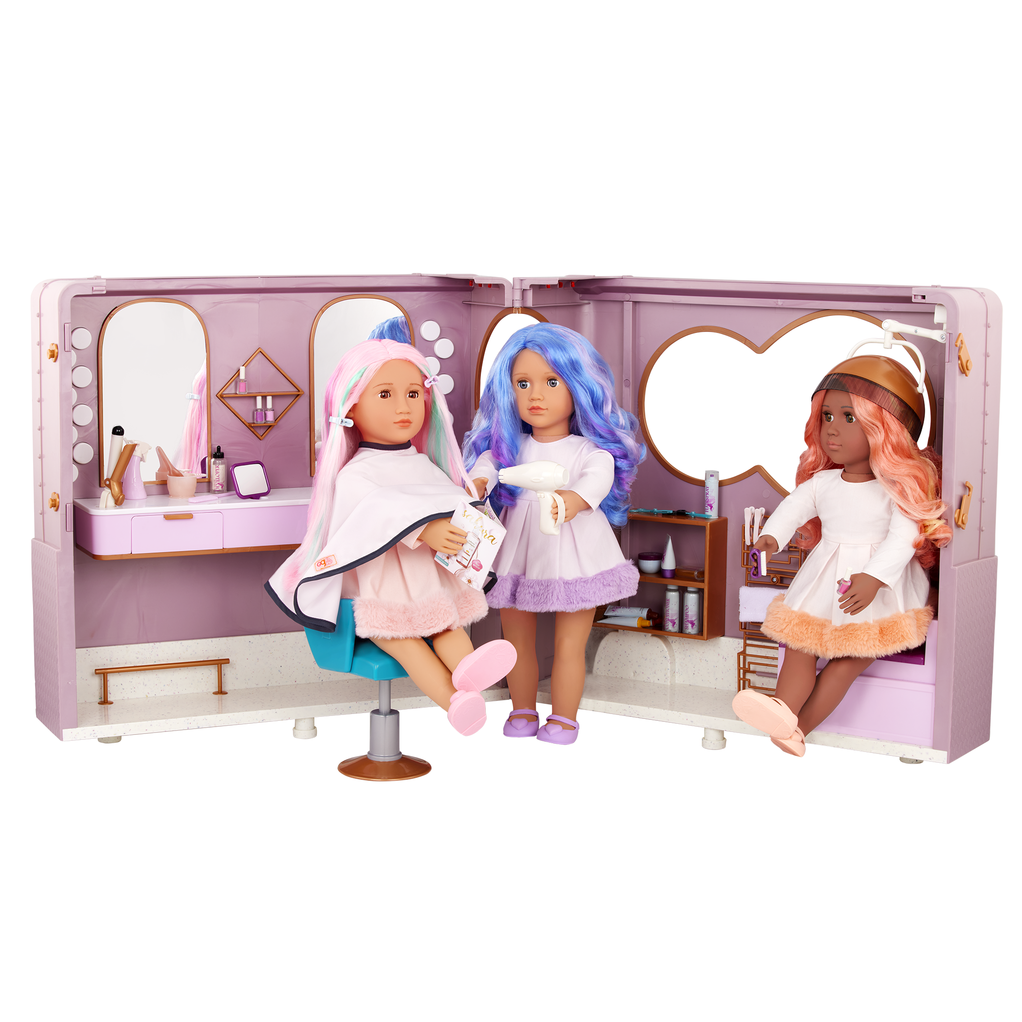 Our Generation 18-inch Multicolored Hair Doll Rosa