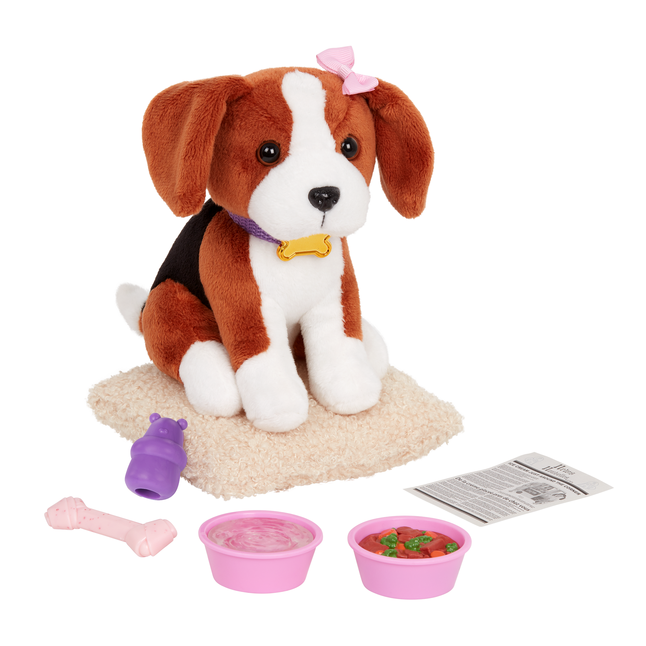 Our Generation 18-inch Doll Ember & Pet Dog Plush Elsie