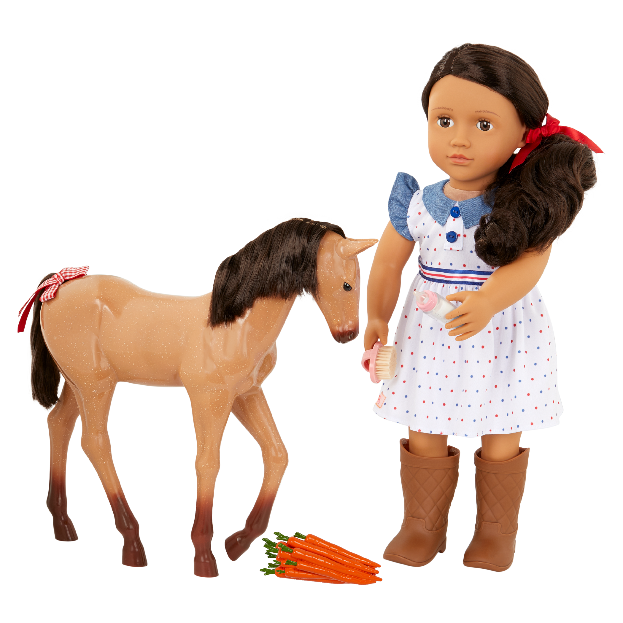 Our Generation 18-inch Equestrian Doll Daria & Foal