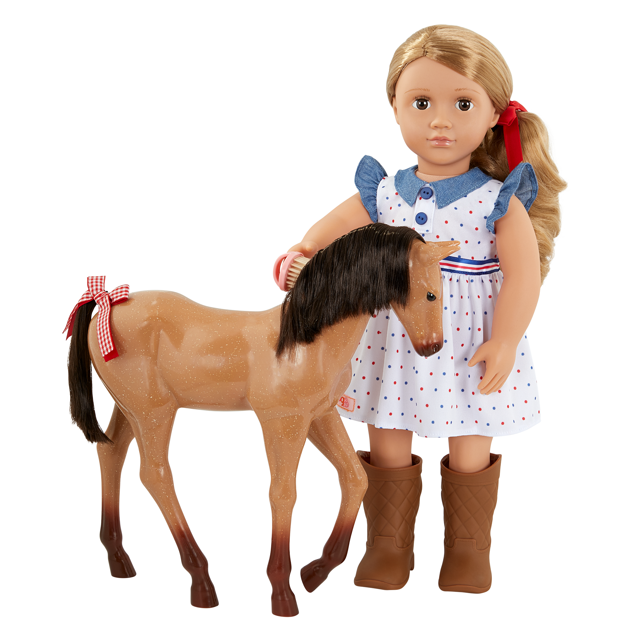 Our Generation 18-inch Equestrian Doll Shelley & Foal
