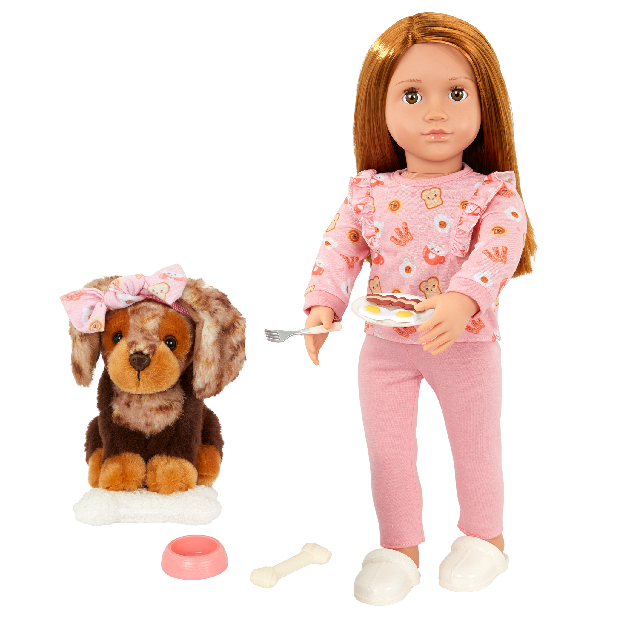 Our Generation 18-inch Doll & Pet Claudia & Cinnamon