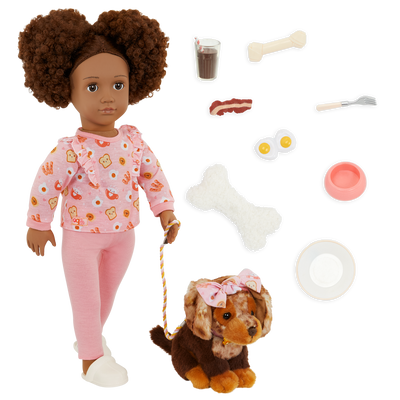 Our Generation 18-inch Doll & Pet Camryn & Coco