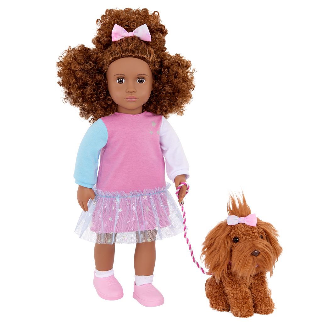 Our Generation Doll & Pet Set Safie & Puppy Ginger