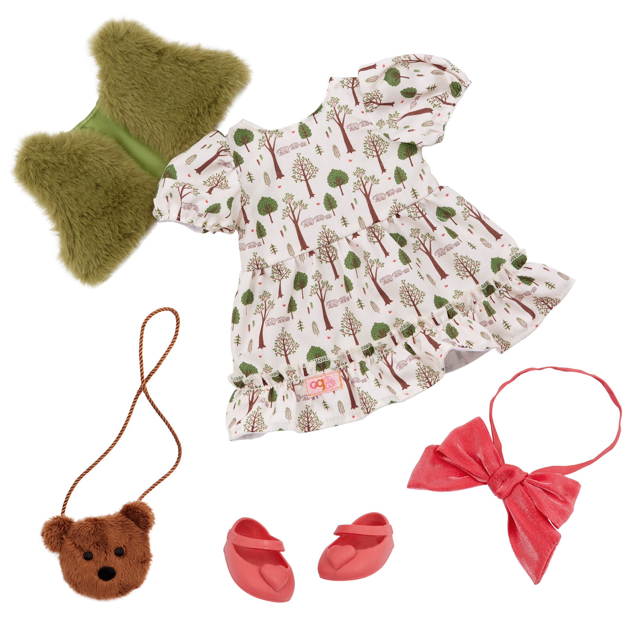 Our Generation Addison 18-inch Doll curly blonde haired and hazel eyed doll with outdoor accessories
