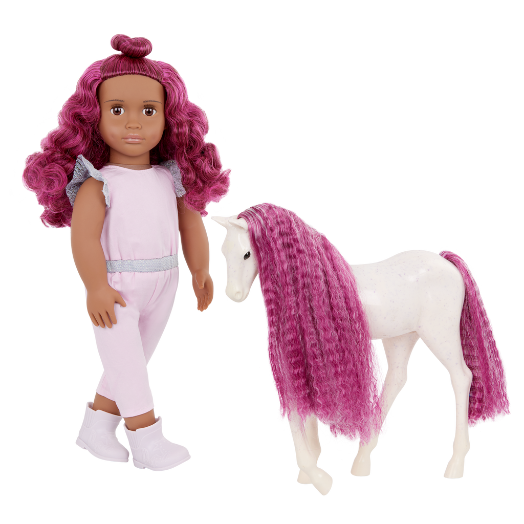 Our Generation Doll & Horse Foal Set Estra & Delta