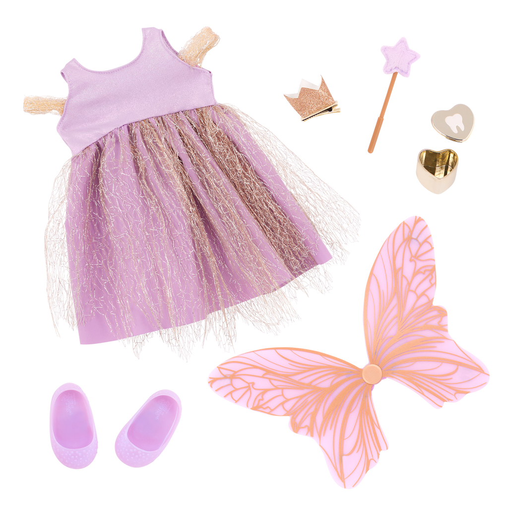 Our Generation 18 inch Tooth Fairy Doll Pixie and accessories
