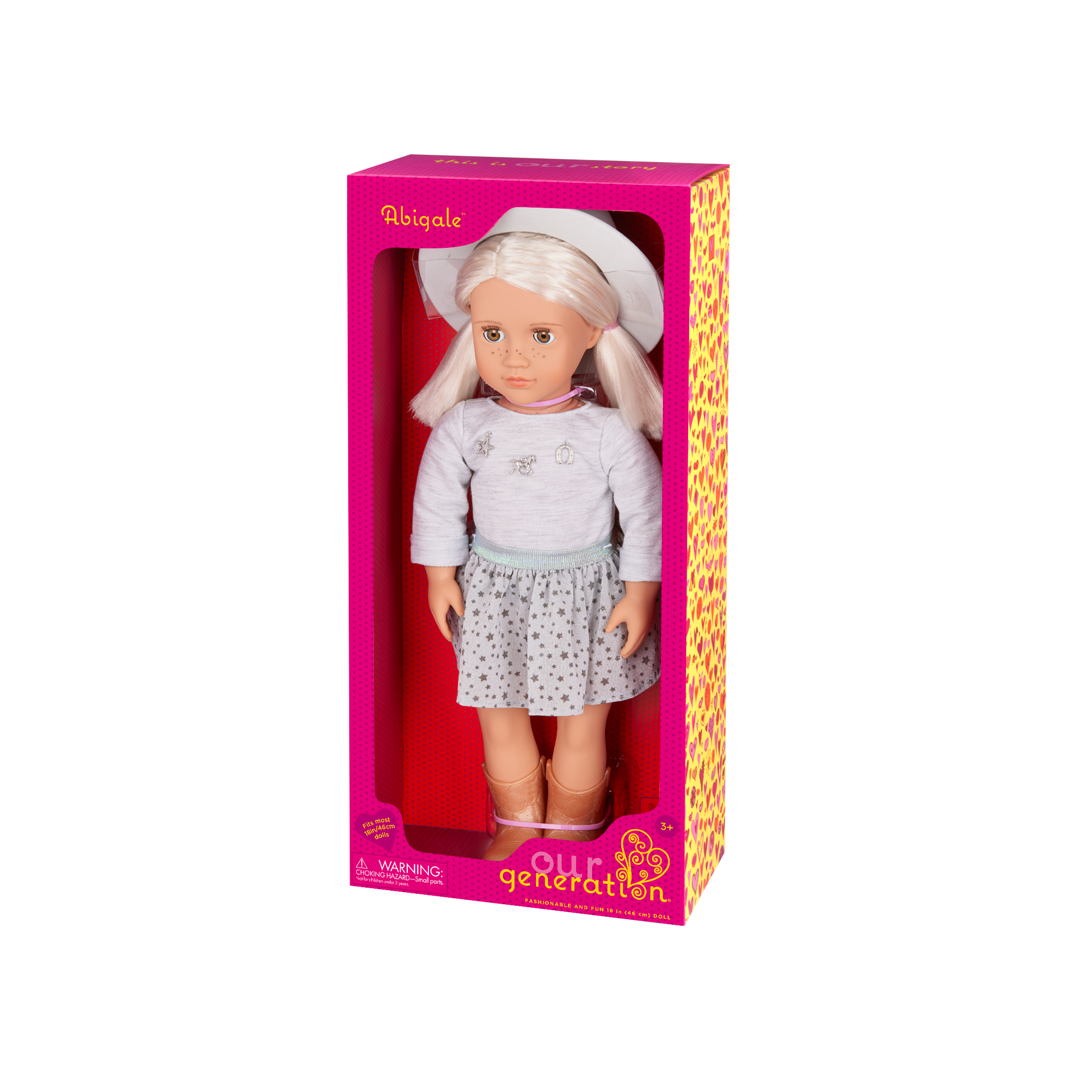 Abigale 46cm doll package