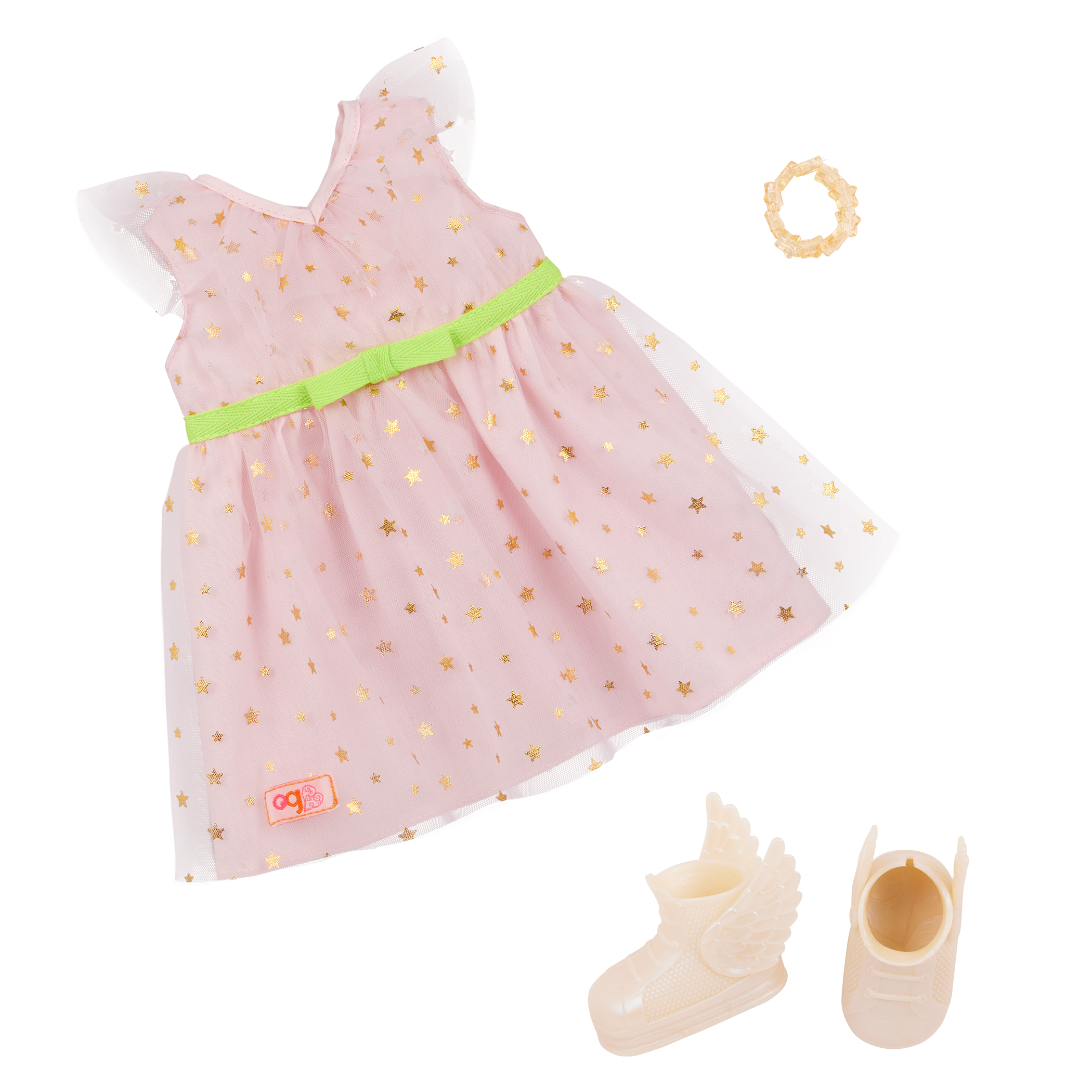 Our Generation Wishes 18-inch doll with pink hair and brown eyes