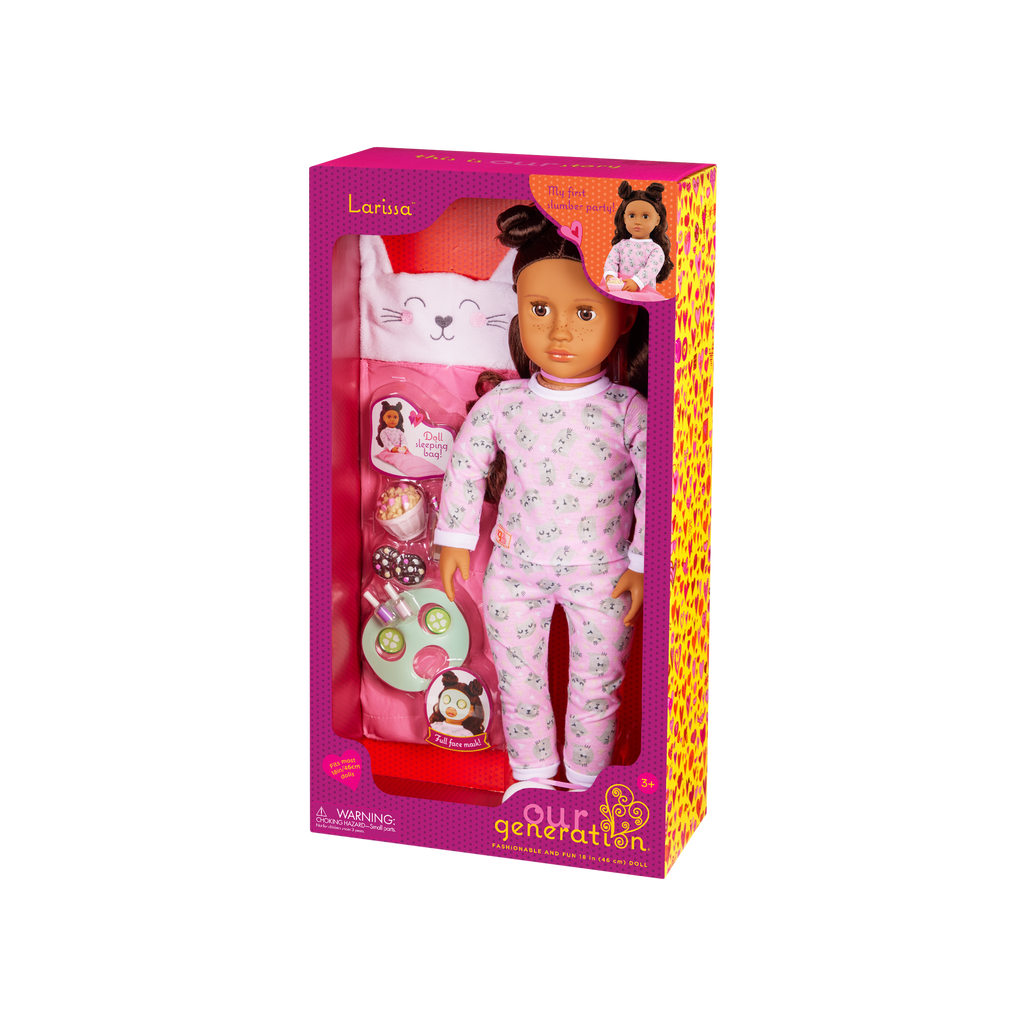 Our Generation 18-inch Doll Larissa and accessories