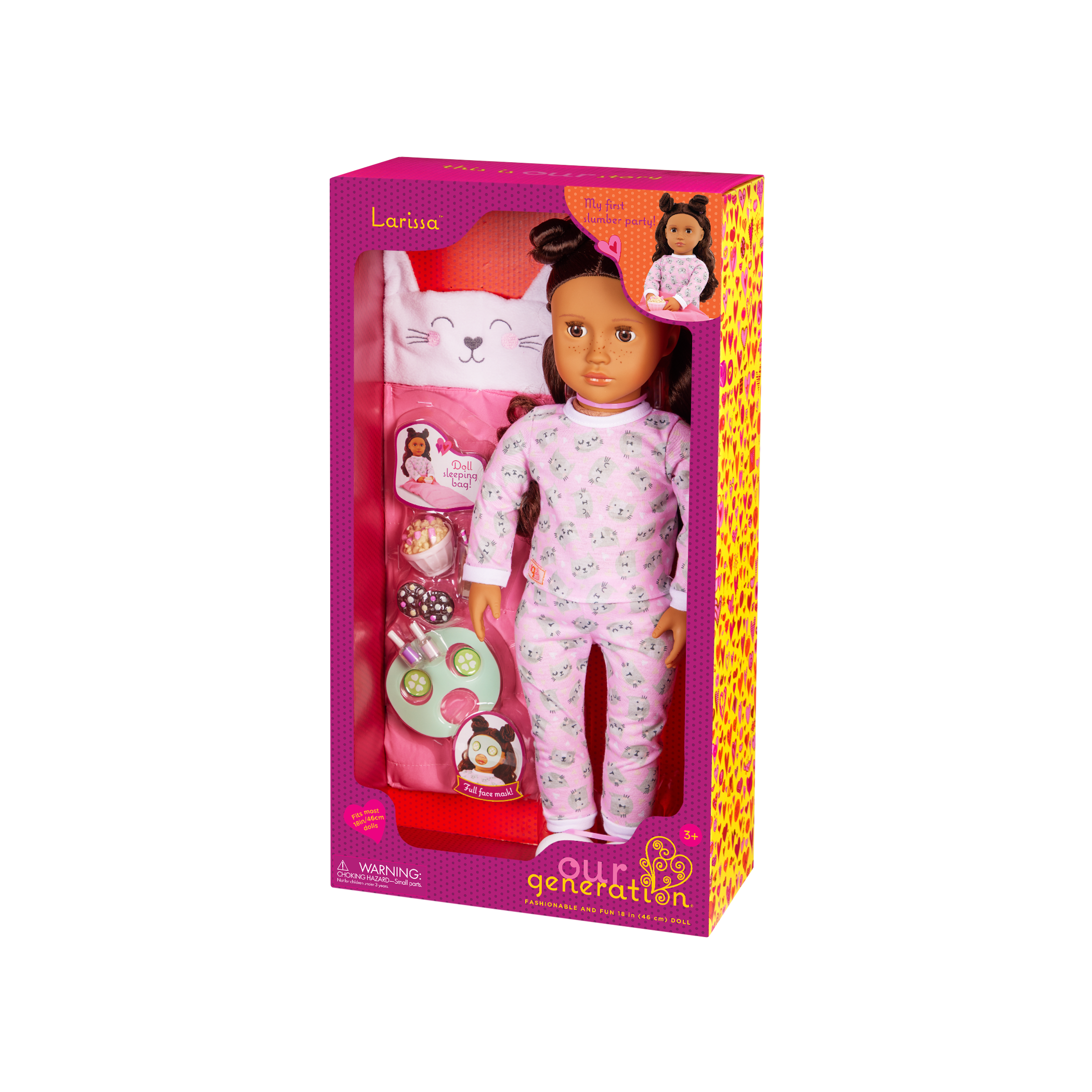 Our Generation 18-inch Doll Larissa and accessories