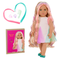 Our Generation 18" Hair Grow Doll Tessie & Accessories