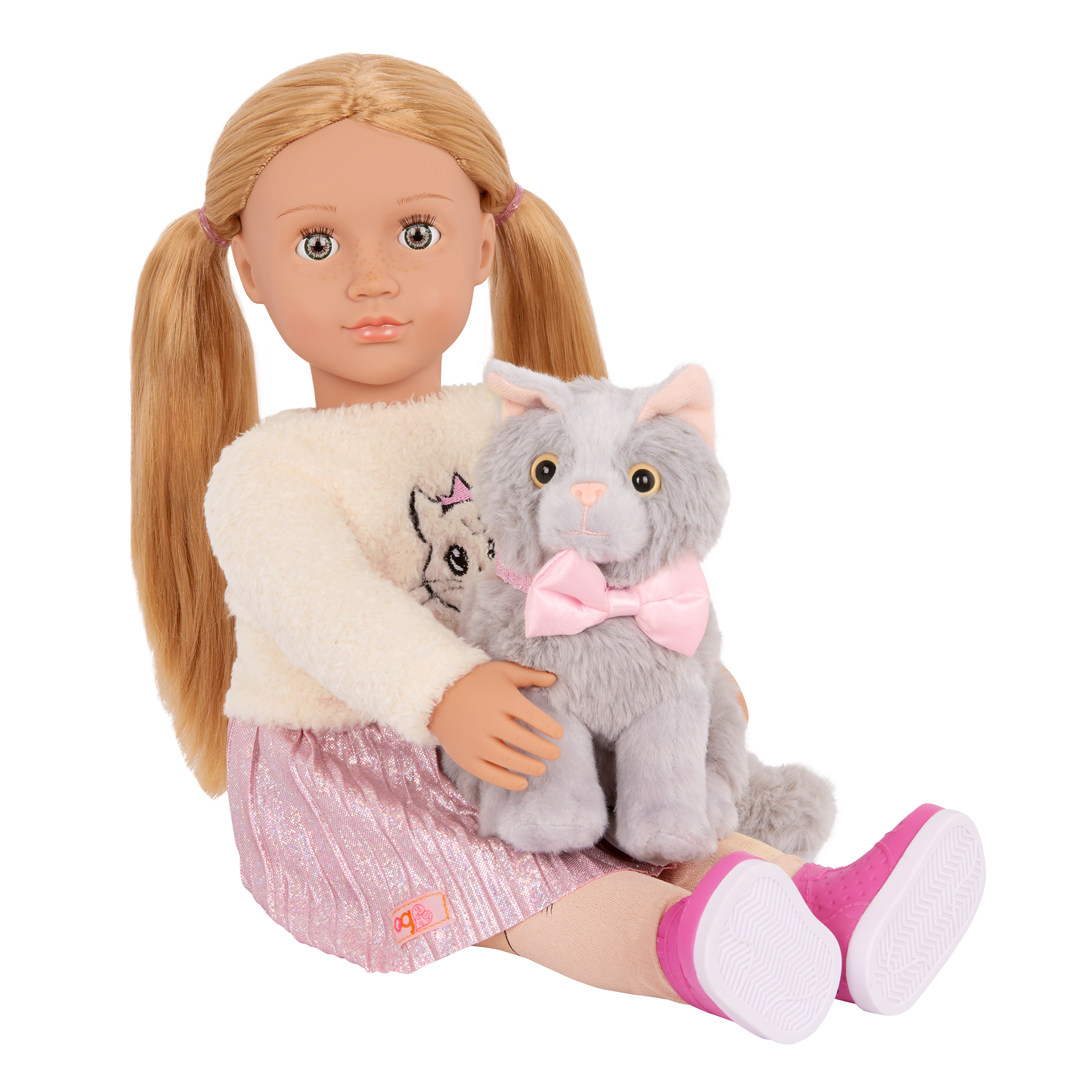 Our Generation Doll Sheela & Pet Cat Set