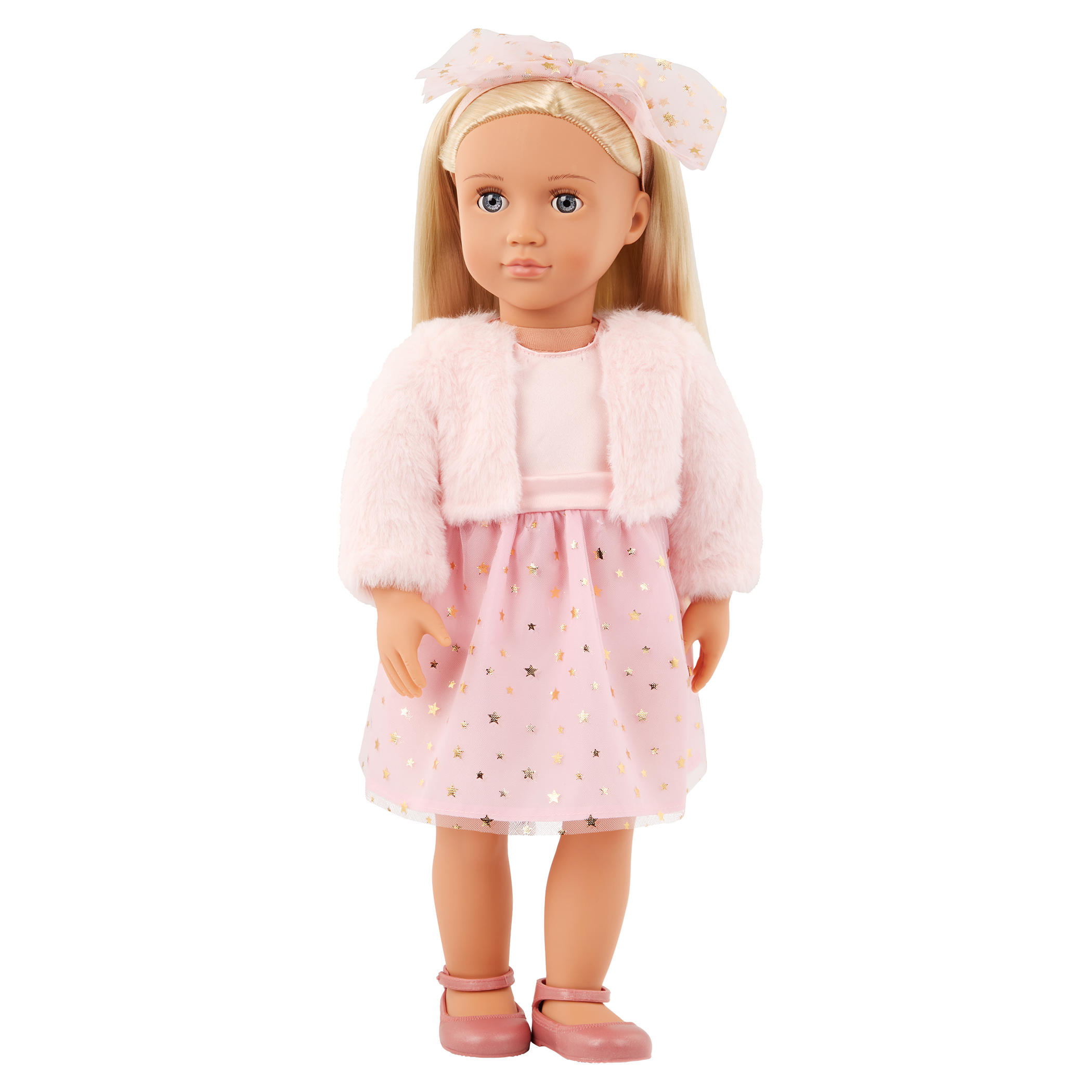 18-inch Fashion Doll with Pink Dress Outfit