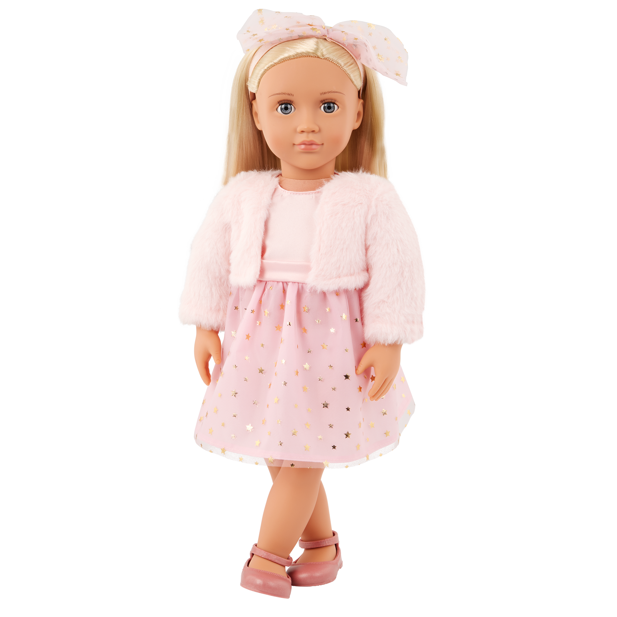 18-inch Fashion Doll with Pink Dress Outfit