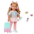 Our Generation 18-inch Doll Linzi & Travel Accessories