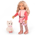 Our Generation 46 cm Doll Kinsley & Pet Puppy Kenzi