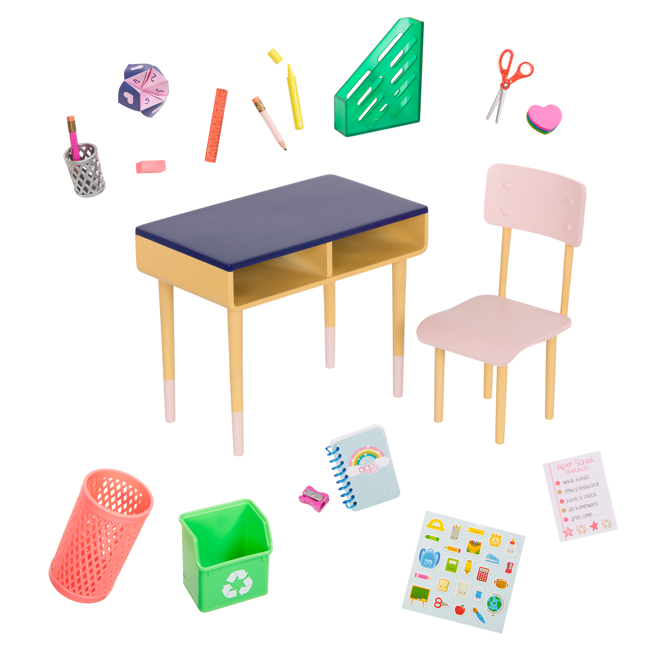 Our Generation Brilliant Bureau Desk Set for 18-inch Dolls