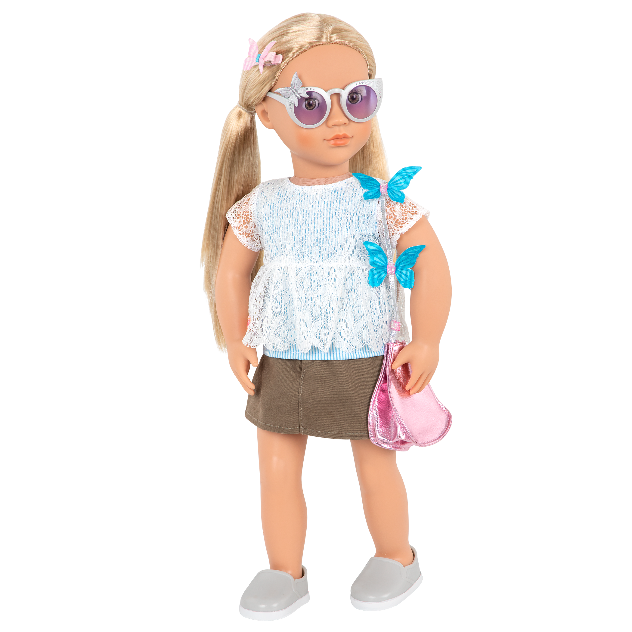 Butterfly Flutter Purse Set for 18-inch Dolls