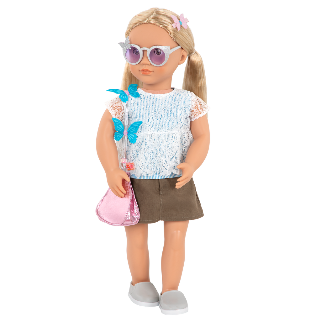 Butterfly Flutter Purse Set for 18-inch Dolls