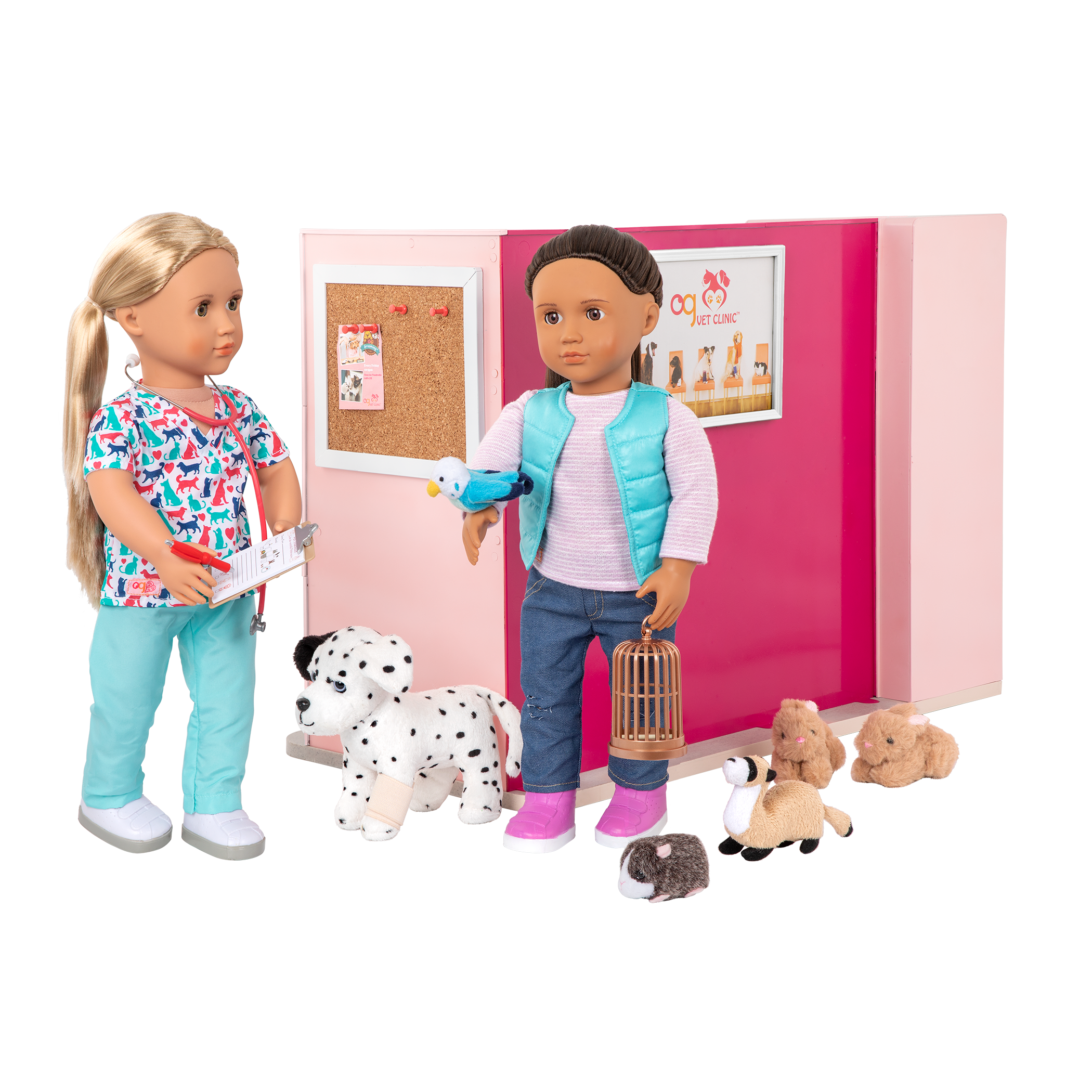 Our Generation Healthy Paws Vet Clinic pet vet playset for 6 inch pups and 18 inch dolls