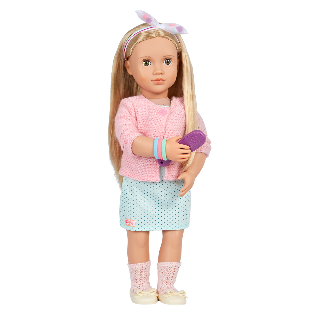 Our Generation Pretty Pom Poms Hair Accessories for 18-inch Dolls