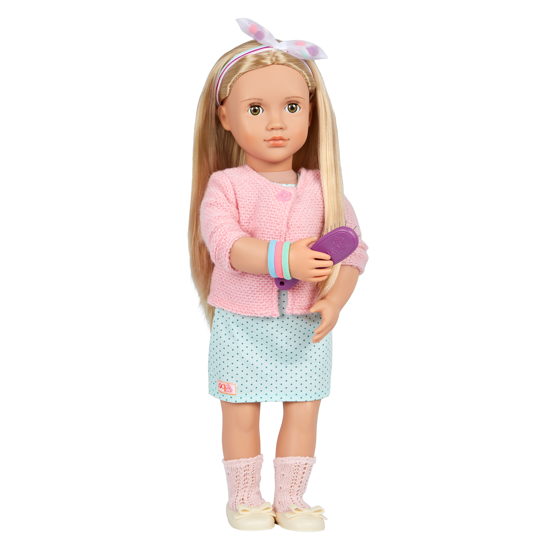 Our Generation Pretty Pom Poms Hair Accessories for 18-inch Dolls