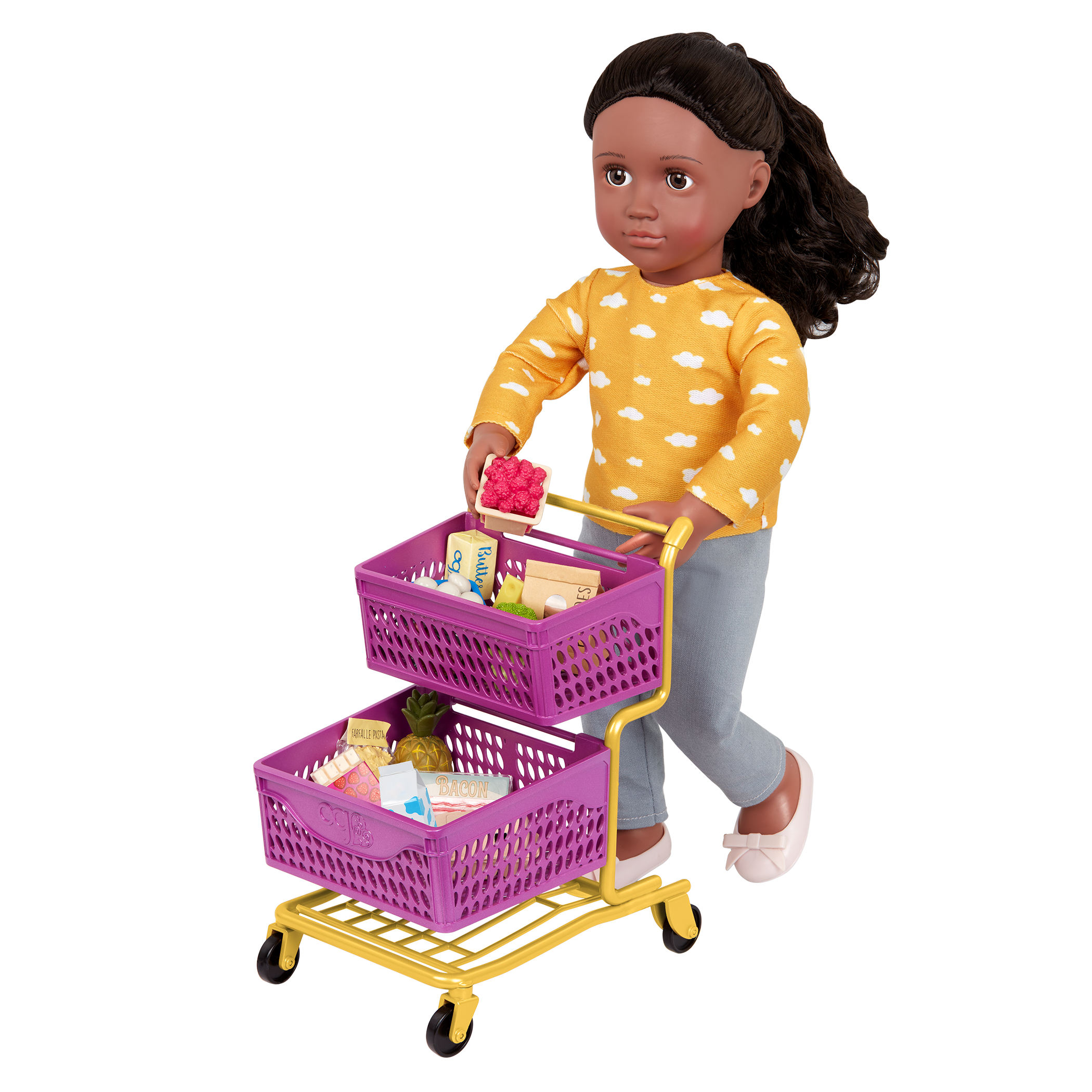 Our Generation At the Market Shopping Cart for 18-inch Dolls