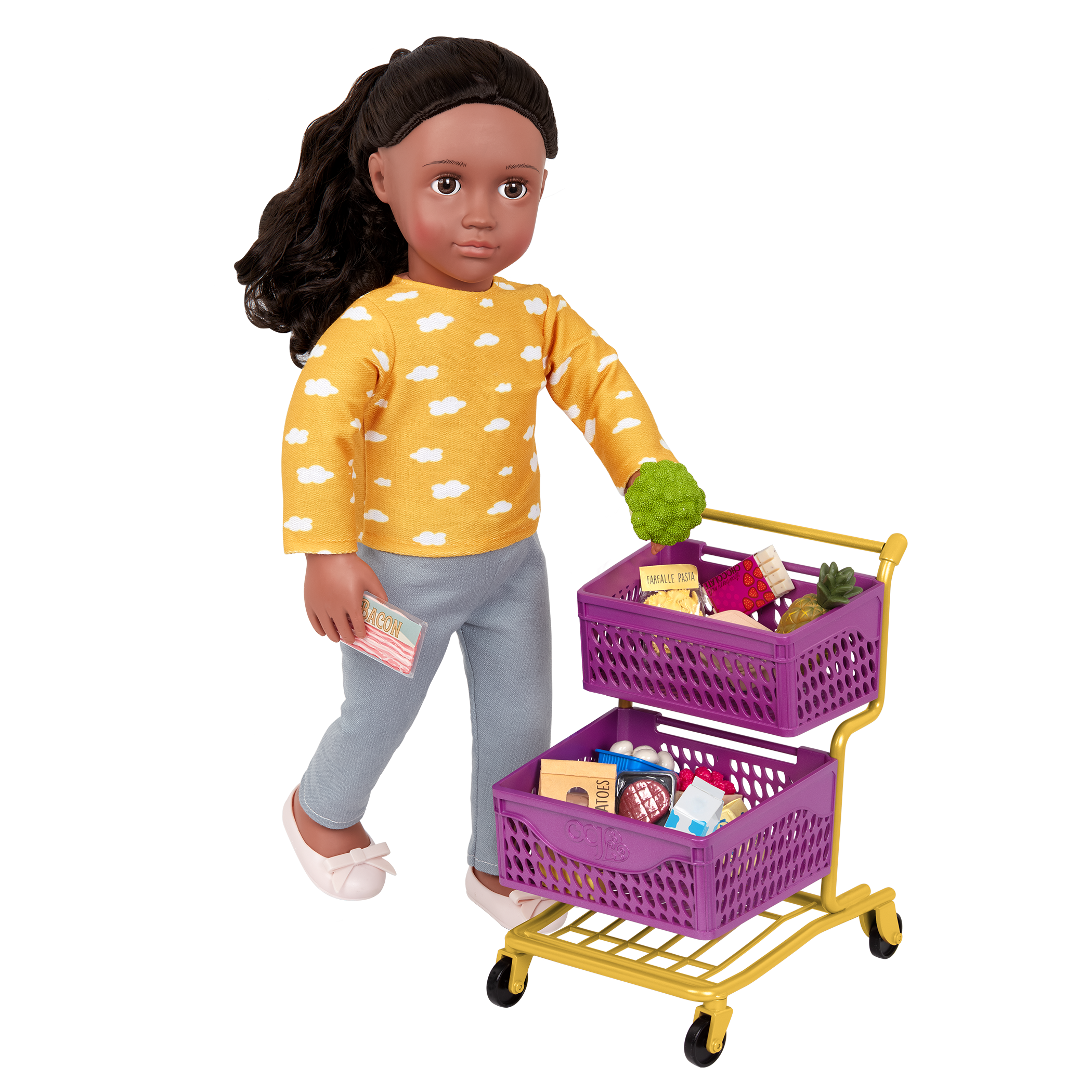 Our Generation At the Market Shopping Cart for 18-inch Dolls