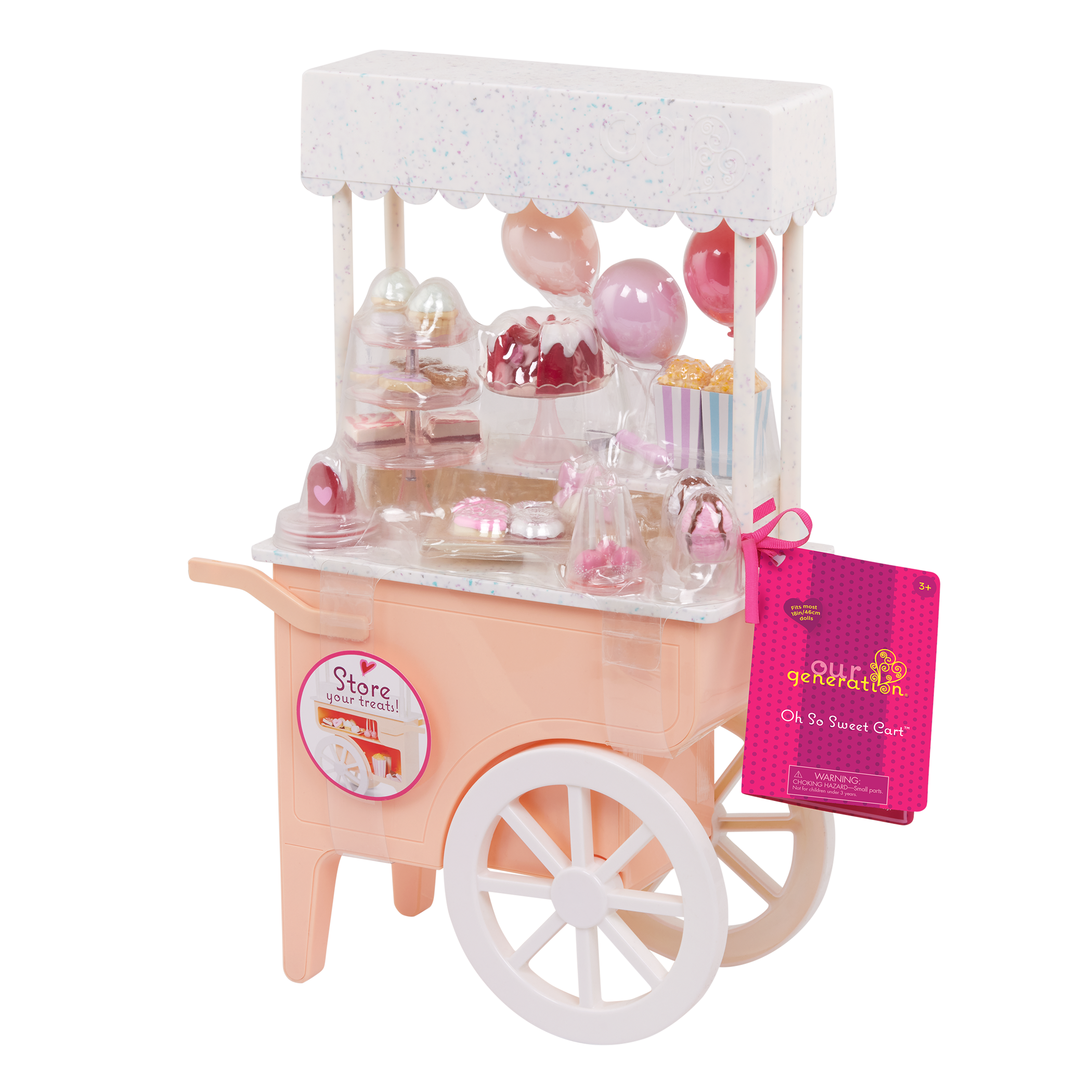 Oh So Sweet Cart 18-inch doll sweets playset