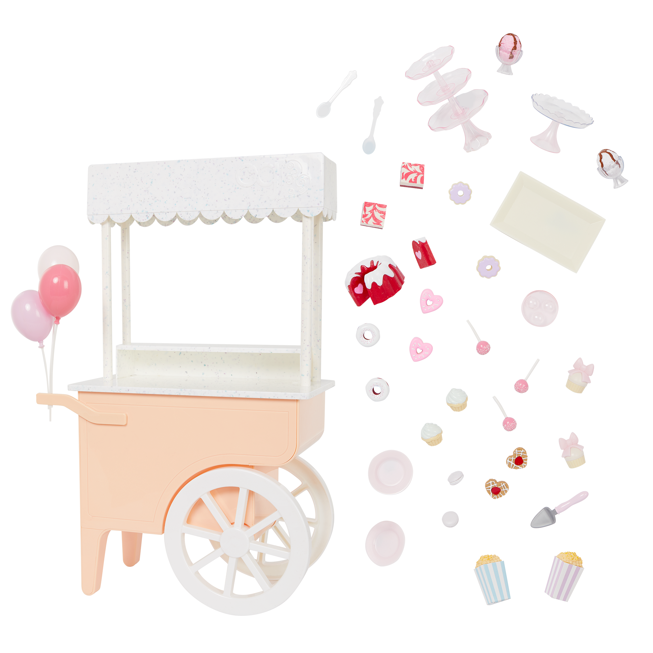 Oh So Sweet Cart 18-inch doll sweets playset