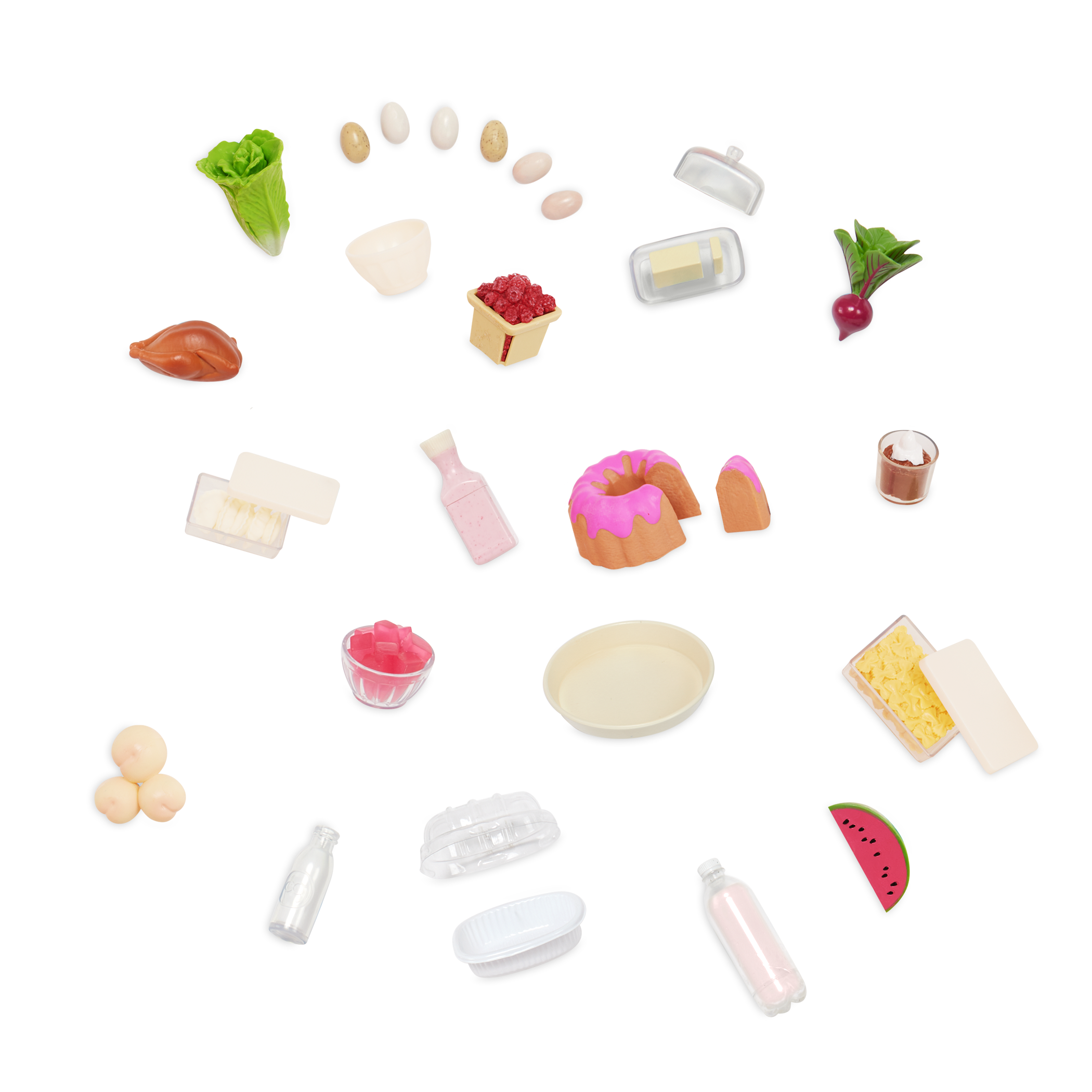 Our Generation Perfectly Fresh Mini Fridge Set for 18-inch Dolls