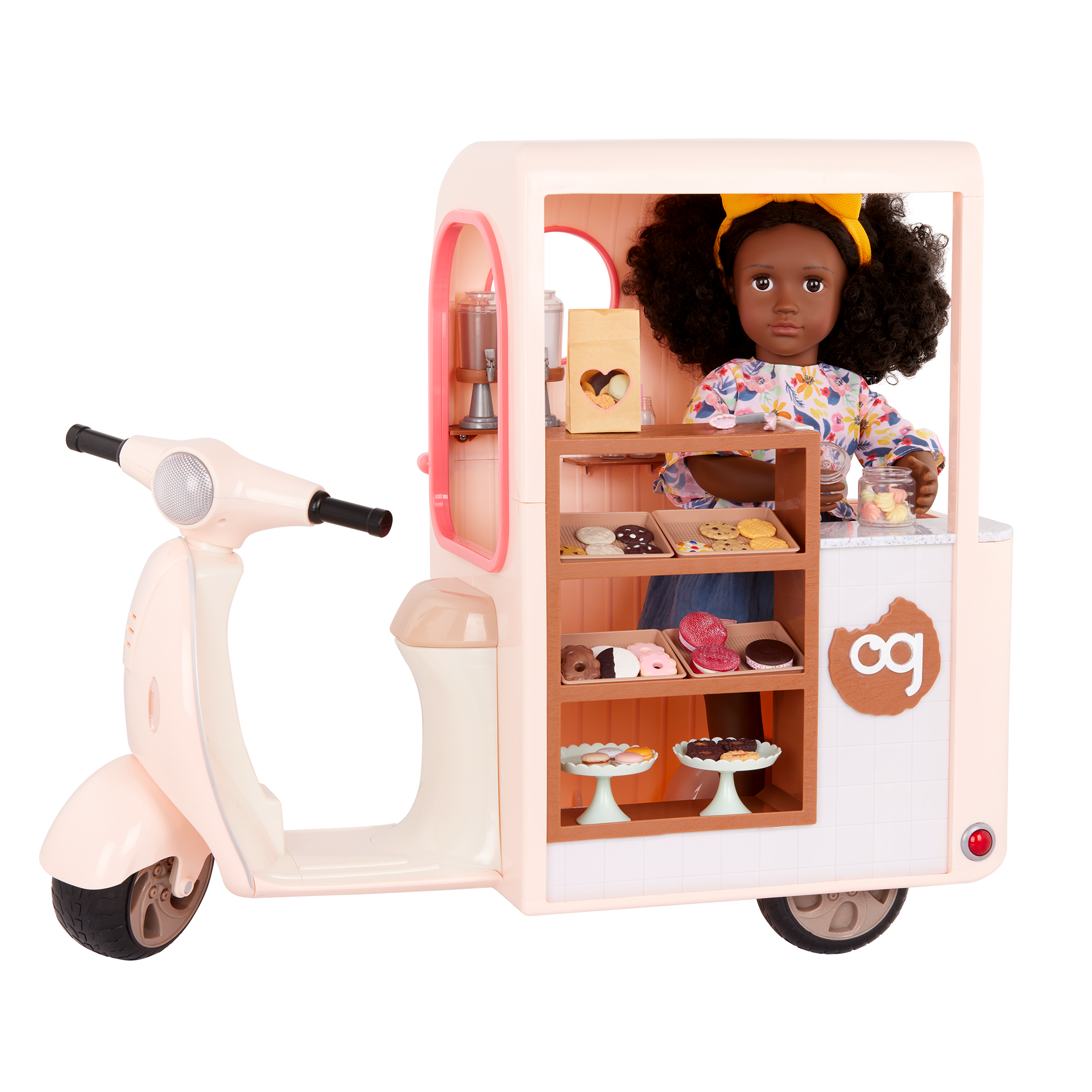 Our Generation Chip Chip Hooray Cookie Scooter for 18-inch Dolls