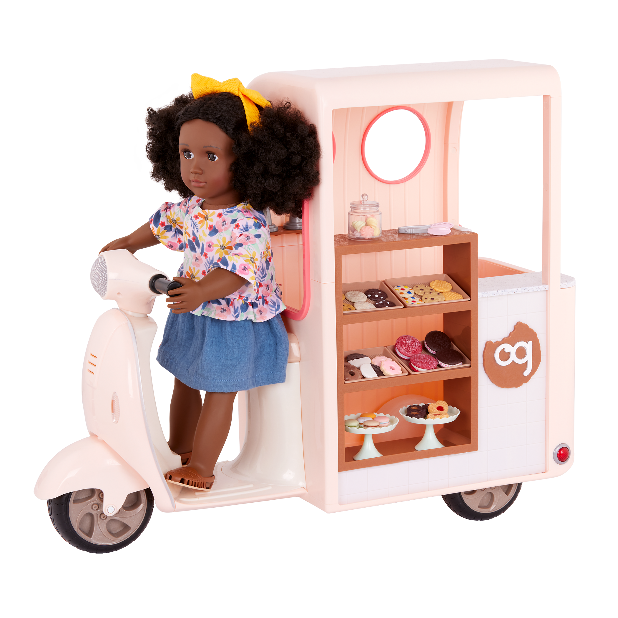 Our Generation Chip Chip Hooray Cookie Scooter for 18-inch Dolls