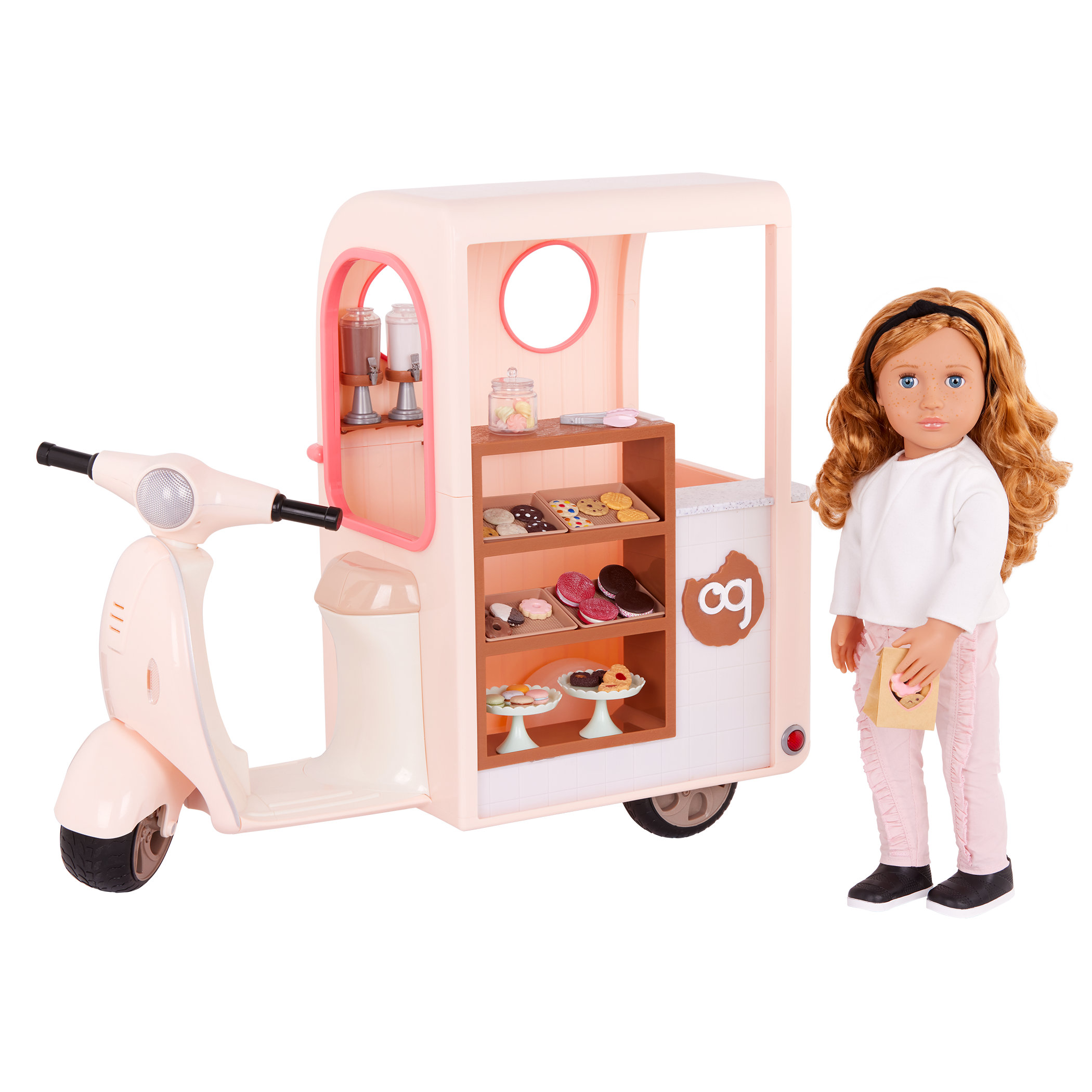 Our Generation Chip Chip Hooray Cookie Scooter for 18-inch Dolls