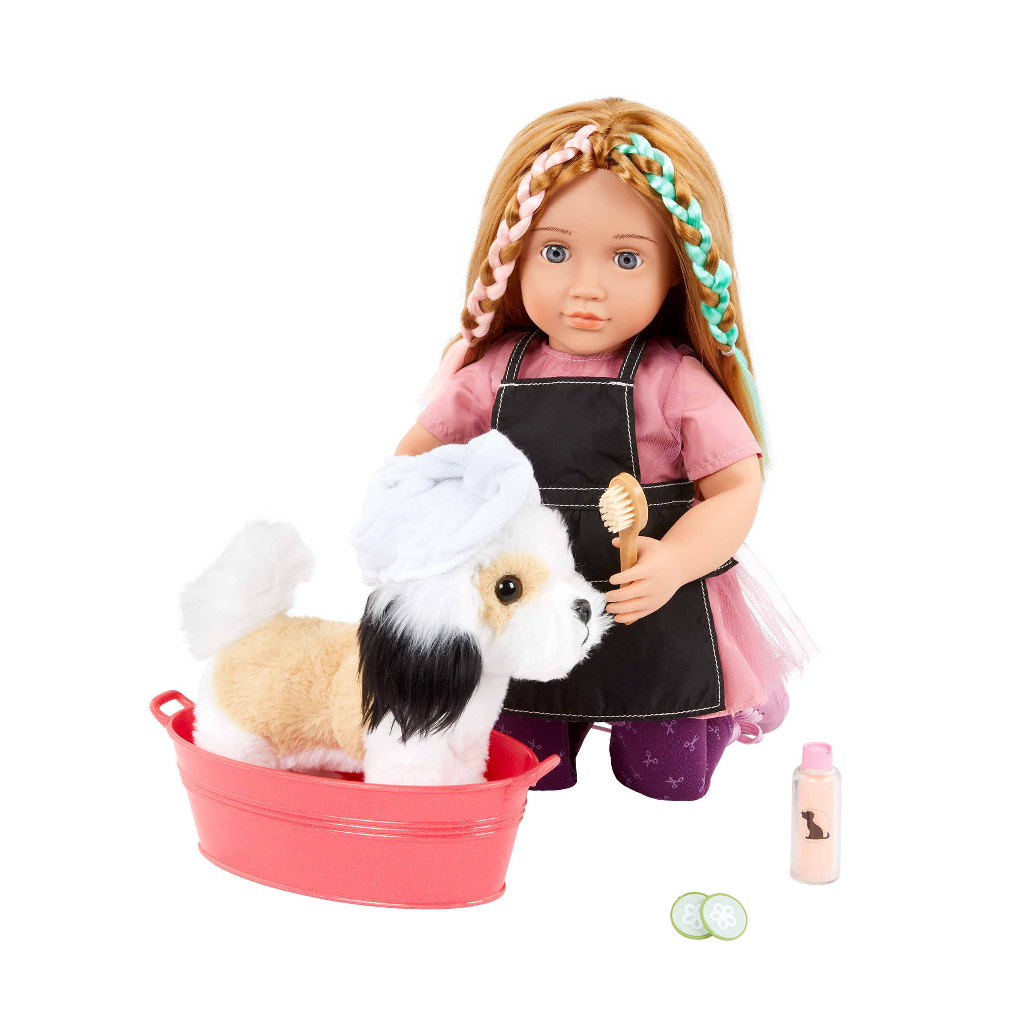 Our Generation Spa Day Pet Set with Shih Tzu Plush