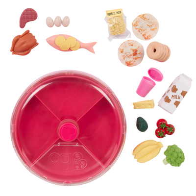 Our Generation Spin & Serve Play Food Set for 18-inch Dolls