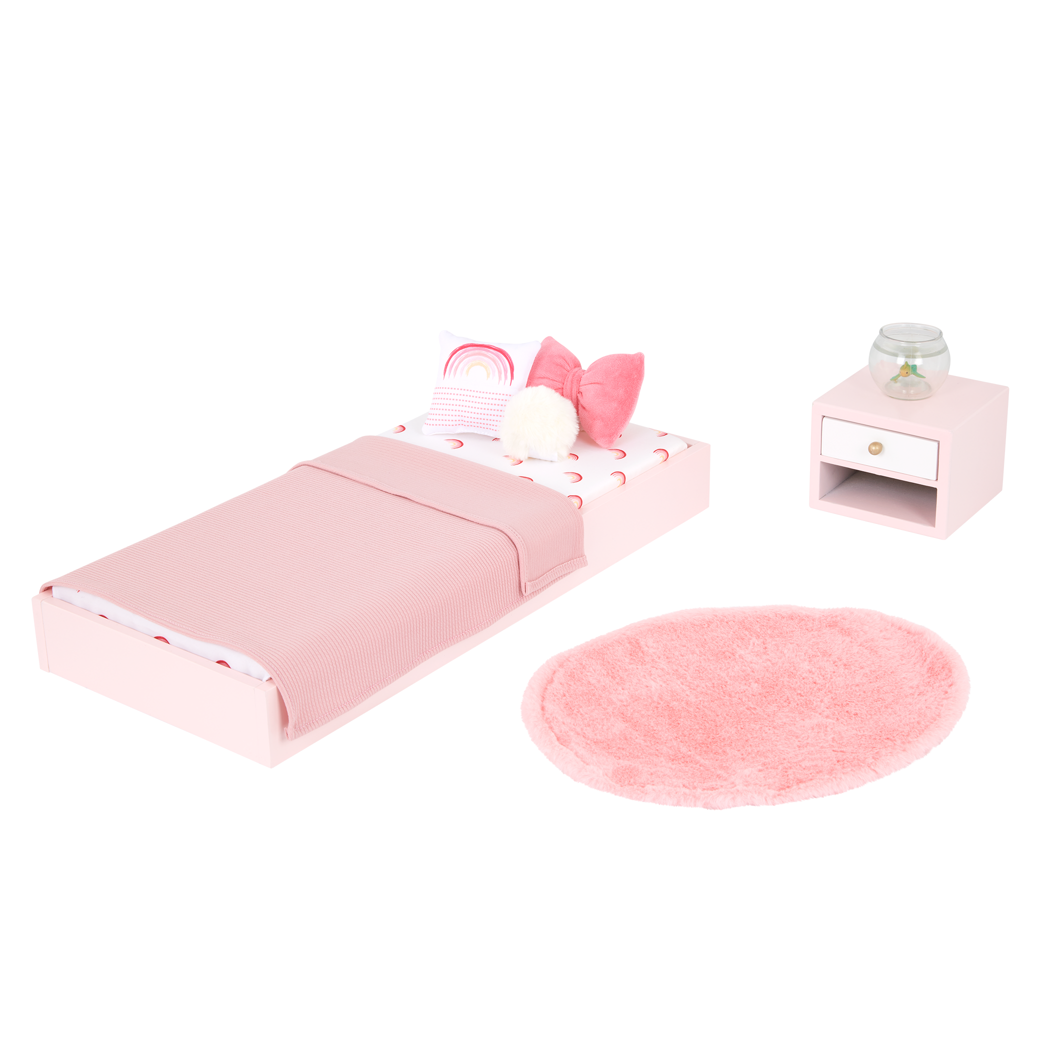 Our Generation Sweet Snuggles Bedroom Furniture Set for 18-inch Dolls