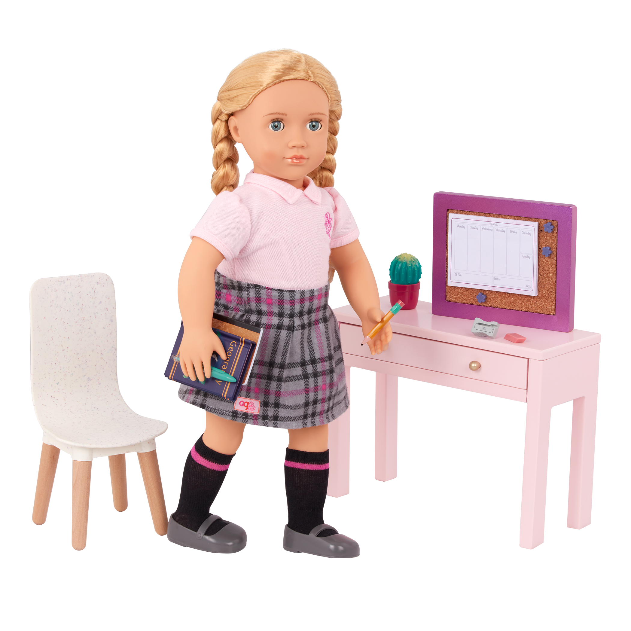 Our Generation Working Wonder Desk Furniture for 18-inch Dolls