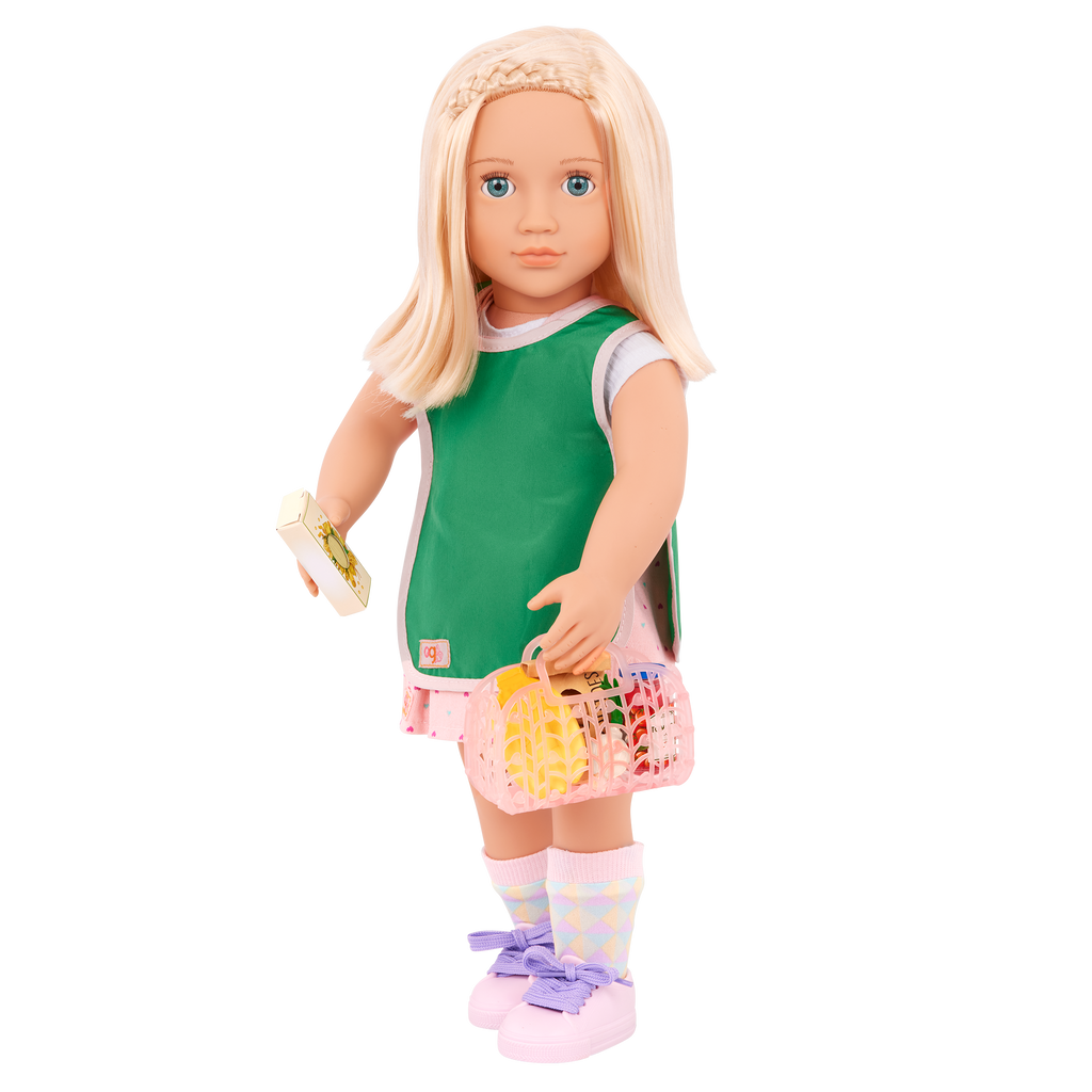 Our Generation Supermarket Checkout Grocery Set for 18-inch Dolls