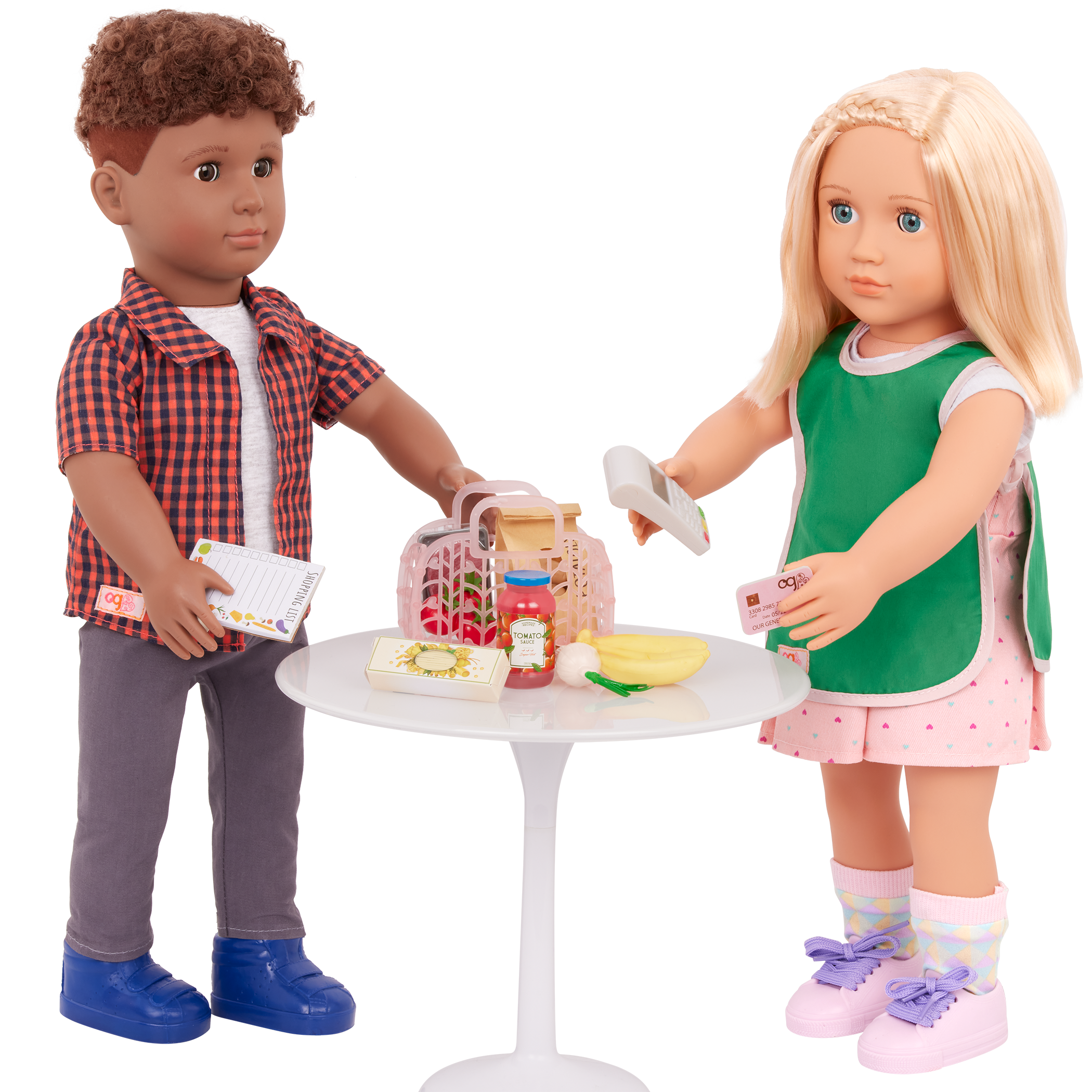 Our Generation Supermarket Checkout Grocery Set for 18-inch Dolls