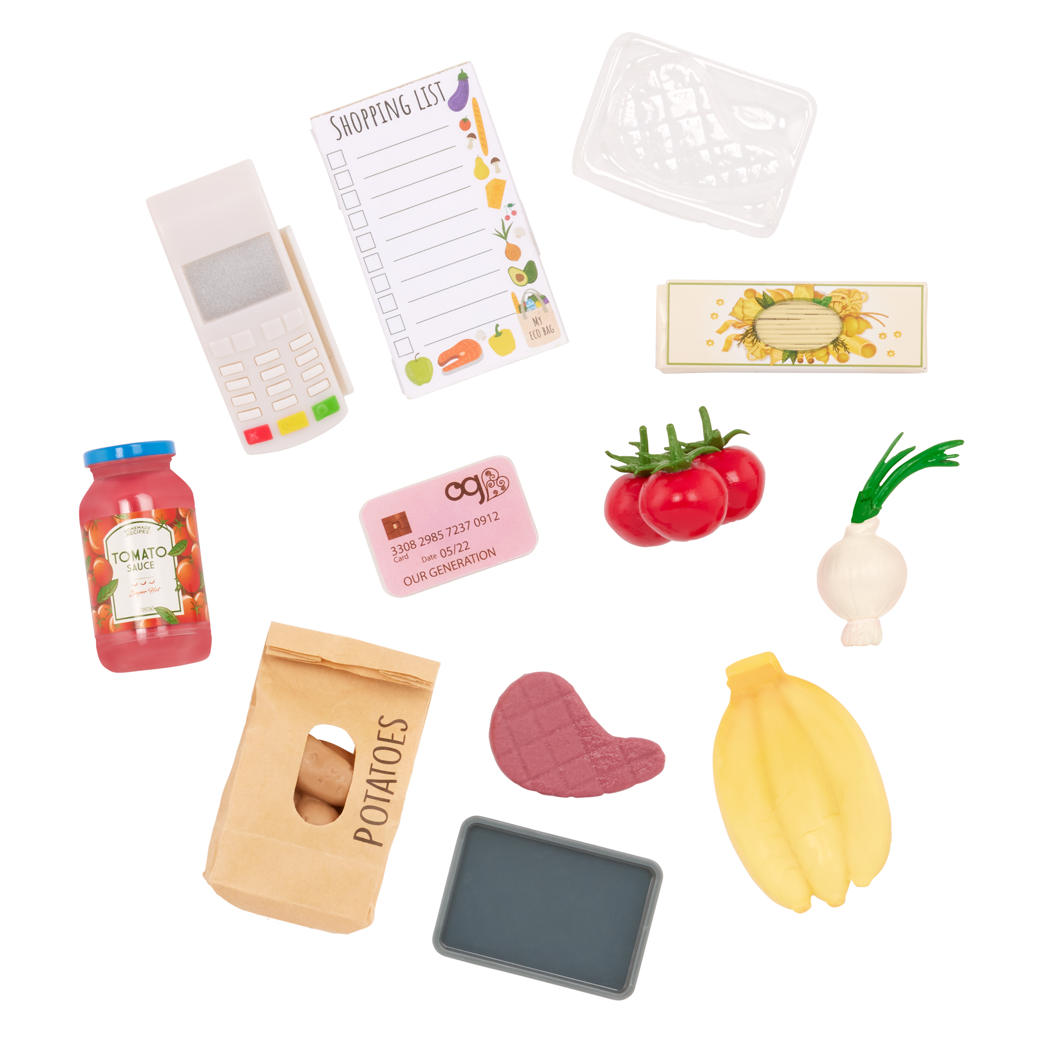 Our Generation Supermarket Checkout Grocery Set for 18-inch Dolls