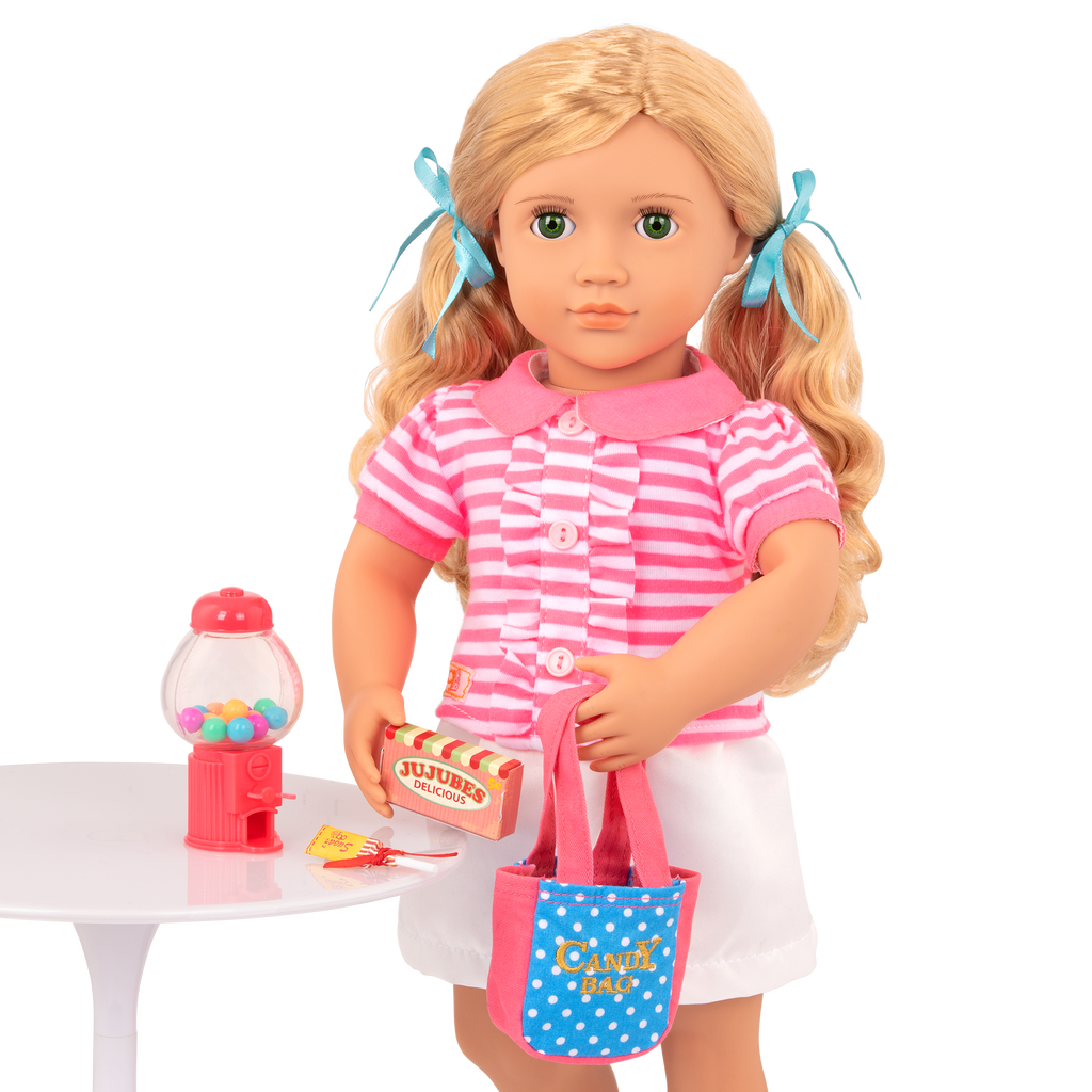 Toy Gumball Machine for 18-inch Dolls