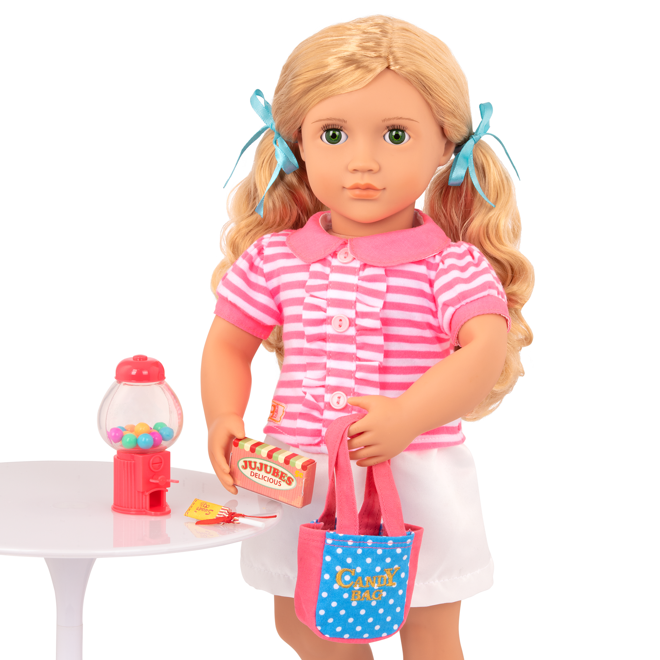 Toy Gumball Machine for 18-inch Dolls