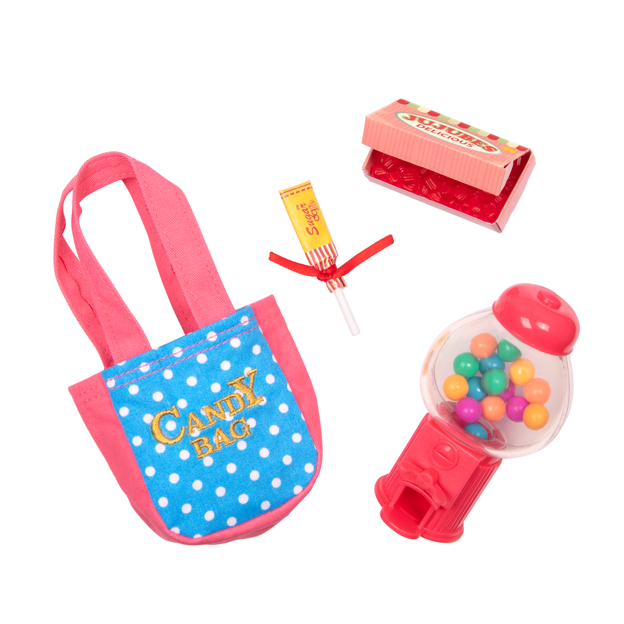 Toy Gumball Machine for 18-inch Dolls