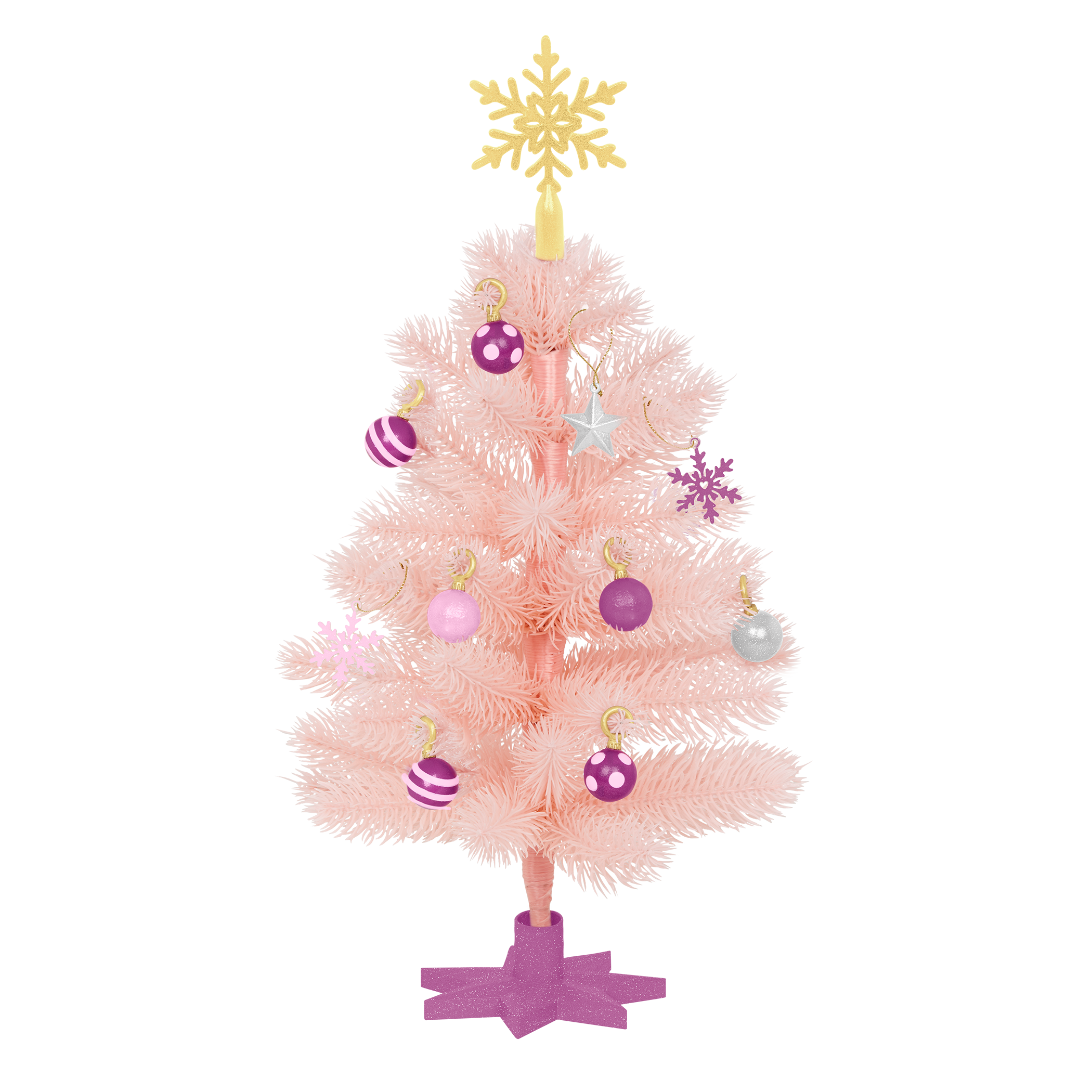 Our Generation Snowflakes & Sparkles Holiday Tree for 18-inch Dolls